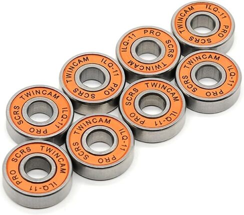 608RS ILQ-11 Orange 8x22x7 Mm Bearing Durable Less Friction Steel Bearings 8PCS in Saudi Arabia