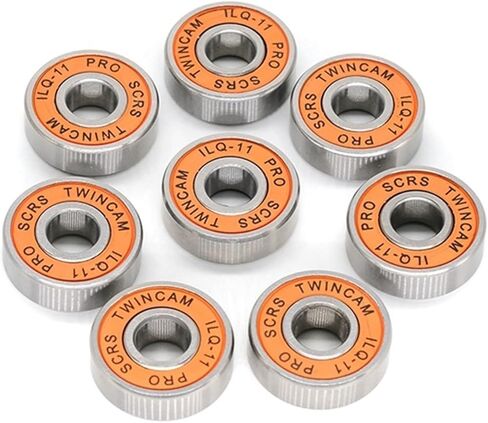 608RS ILQ-11 Orange 8x22x7 Mm Bearing Durable Less Friction Steel Bearings 8PCS in Saudi Arabia