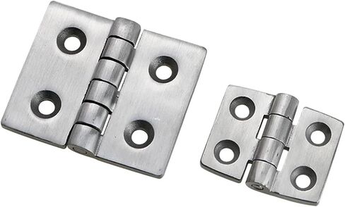 304 Stainless Steel Folding Door Hinge 180 Degrees Heavy-Duty 1Pcs(40x51x4.3mm) in Saudi Arabia