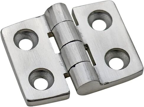 304 Stainless Steel Folding Door Hinge 180 Degrees Heavy-Duty 1Pcs(40x51x4.3mm) in Saudi Arabia