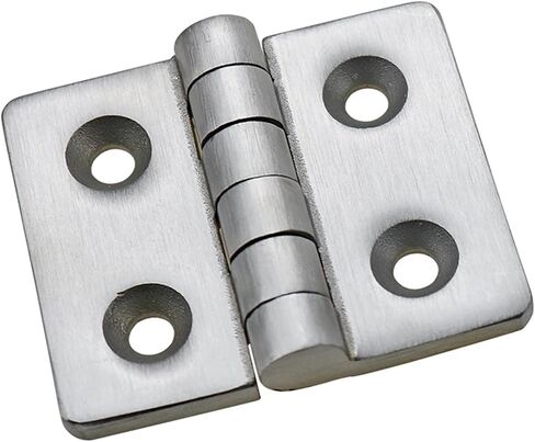 304 Stainless Steel Folding Door Hinge 180 Degrees Heavy-Duty 1Pcs(40x51x4.3mm) in Saudi Arabia