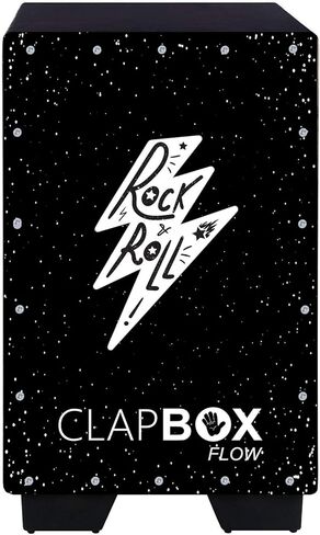 Clapbox Cajon Drum Box Series (H: 20 "W: 12" L: 12 ") - غير مصنوع في الصين - ثلاثة أفخيم داخلية مع ميزات المكافآت | العلامة التجارية الأكثر شعبية على الإنترنت (موسيقى الروك آند رول) in Kuwait