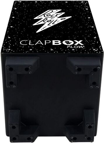 Clapbox Cajon Drum Box Series (H: 20 "W: 12" L: 12 ") - غير مصنوع في الصين - ثلاثة أفخيم داخلية مع ميزات المكافآت | العلامة التجارية الأكثر شعبية على الإنترنت (موسيقى الروك آند رول) in Kuwait