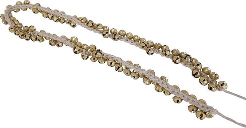 Indian Classical Kathak Ghungroo Pair 16 No. Big Bells Tied with Cotton Cord For Anklet Musical Instrument From India Dance Accessories (50-50) in Kuwait