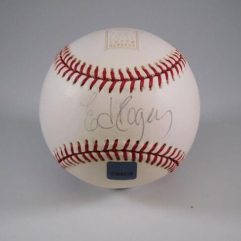 Ed Rogers “Topps Reserve" Signed OMLB Baseball with B&E Hologram - Baseball Slabbed Autographed Cards in Saudi Arabia