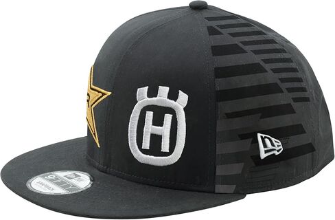 Husqvarna Motorcycles Rockstar Replica Team Flat Cap, Black, One Size in Saudi Arabia