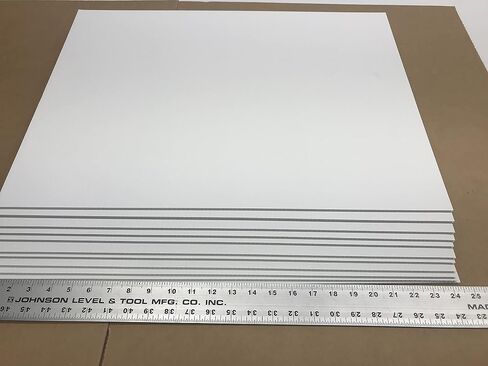 علامات الفناء 50 حزمة ، علامات فارغة بيضاء 18 × 24 بوصة 4 ملم لوحة العلامات البلاستيكية المموجة ، حزم من 50 قطعة ، كبيرة للإعلان عن أي أحداث ، سفينة في نفس اليوم (50Signs18x24) in Saudi Arabia