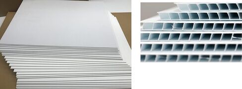 علامات الفناء 50 حزمة ، علامات فارغة بيضاء 18 × 24 بوصة 4 ملم لوحة العلامات البلاستيكية المموجة ، حزم من 50 قطعة ، كبيرة للإعلان عن أي أحداث ، سفينة في نفس اليوم (50Signs18x24) in Saudi Arabia
