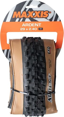 Maxxis Ardent Tubeless 29 x 2.4 Fold PSI_65_TPI_60 Black/Tan Reflective in Saudi Arabia