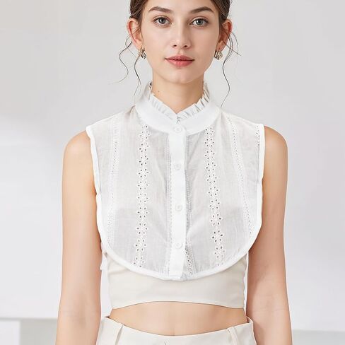 Jacquard Pure Cotton Fake Collar ، طوق مزيف قابل للفصل in Kuwait