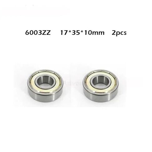 2PCS 6003ZZ 17 * 35 * 10(mm) 2Pieces Bearing ABEC-1 Metal Sealing Type Bearings 6003 6003Z 6003ZZ Chrome Steel Bearing in Kuwait