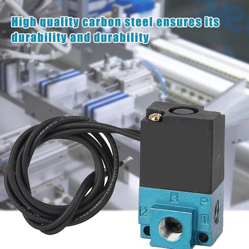 صمام الملف اللولبي 3 -port Mac ، DC 12V للتحكم الإلكتروني في الملف اللولبي مع التركيبات النحاسية - 5.4W ، 35A in Kuwait