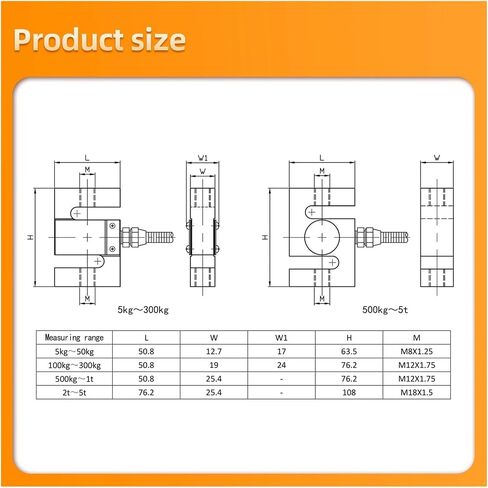 S-type تحميل خلية مستشعر 5 كجم 10 كجم 20kg 30kg 50kg 100kg Hx711 Module Module Sensor Scale Electronic Scale 200kg 300kg 500kg 1t 2t 3t (المدى 0-300kg) in Kuwait