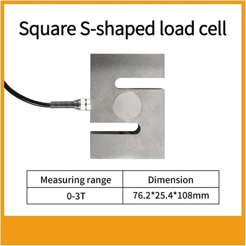 S-type تحميل خلية مستشعر 5 كجم 10 كجم 20kg 30kg 50kg 100kg Hx711 Module Module Sensor Scale Electronic Scale 200kg 300kg 500kg 1t 2t 3t (المدى 0-300kg) in Kuwait