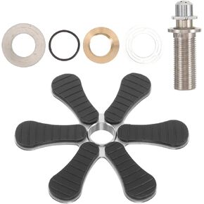 Bestoyard Cup Cup Gasher لـ Sink High Pressure Cup Rinser Machine لمقهى بار المطبخ - من السهل استخدام تصميم من ست أوراق فعال من الفولاذ المقاوم للصدأ in Kuwait