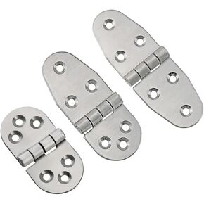 مدورة من الفولاذ المقاوم للصدأ الأجزاء الثقيلة مفصلات 1pcs (79.5mmx40mm) in Kuwait