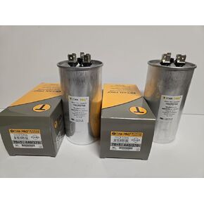 Generic 2 Pack Titan Pro Trcfd705 70/5 MFD 70 + 5 Dual Run Capacitor 440/370V A/C HVAC Air Comple in Kuwait