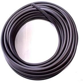 1/8 "id x 1/4" OD - أنابيب سانتوبرين المطاط الحرارية ، خرطوم أسود مرن مقاوم للمواد الكيميائية - لفة 50 قدمًا ، أنابيب مطاطية منخفضة الضغط in Saudi Arabia