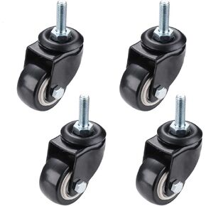 4Pcs Furniture Caster Heavy Duty 200kg 1.5 Inch 40mm 360 Rotatable Screw Swivel(Bundle B) in Saudi Arabia