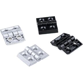 2020 3030 4040 4545 Zinc Alloy Hinges Aluminum Profile Accessory 5/10Pcs(2020 Silver (10pcs)) in Kuwait