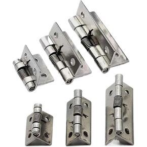 1INCH/1.5inch/2inch الإغلاق الذاتي المفصل 304 الفولاذ المقاوم للصدأ 6 ~ 20pcs (2inch 6pcs) in Kuwait