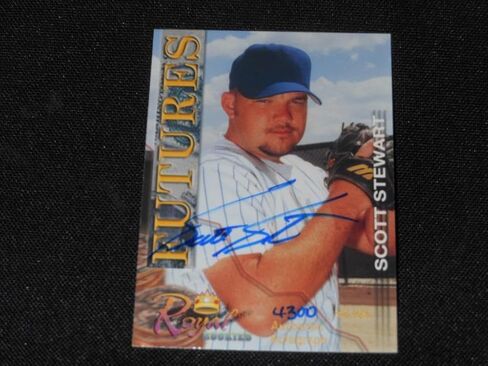 OPL Royal Rookies Scott Stewart Card Card Card Scuped Packt Assert M14 - MLB Motoprooged Baseball Cards in Saudi Arabia