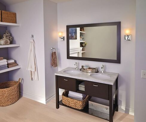 MOEN YB5161CH VOSS 1 Light Dual Mostt Bath Bathite Banity مع الزجاج المتجمد والكروم in Kuwait