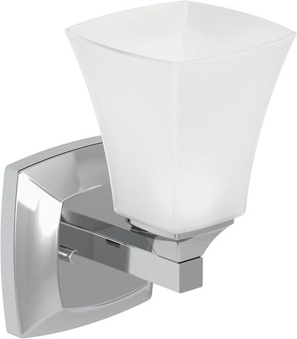 MOEN YB5161CH VOSS 1 Light Dual Mostt Bath Bathite Banity مع الزجاج المتجمد والكروم in Kuwait