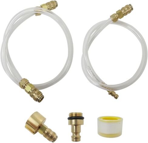 Premium Bleed Kit and Fill Kit with Leak Free Brass Helm Fitting Rust Proof Quick Connect Fit for Seastar Hydraulic Steering Systems and Hydraulic Steering Fluid in Saudi Arabia