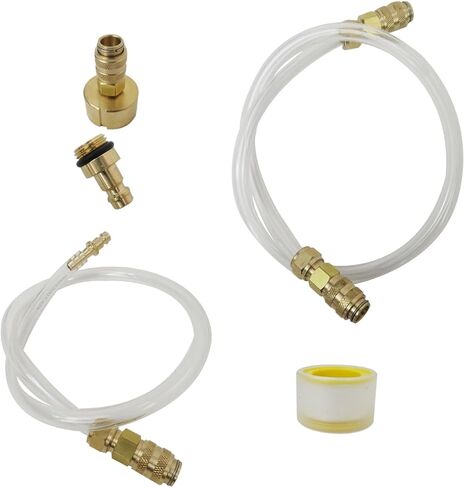 Premium Bleed Kit and Fill Kit with Leak Free Brass Helm Fitting Rust Proof Quick Connect Fit for Seastar Hydraulic Steering Systems and Hydraulic Steering Fluid in Saudi Arabia