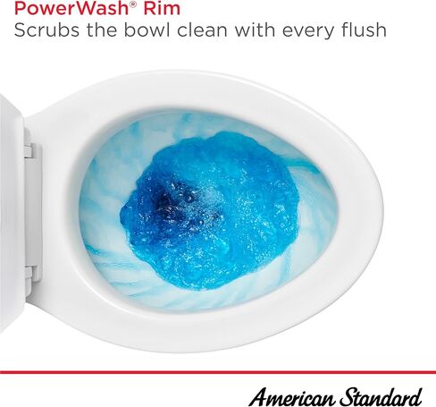 American Standard 215tb104.020 Cadet Pro من قطعتين ، ارتفاع طويل إضافي ، مقبود خشن 10 بوصة ، ممدود ، أبيض ، 1.28 GPF in Kuwait