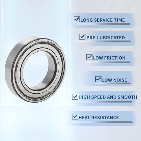 Acropix 6008zz محامل الكرة الأخدود العميقة P5 40x68x15mm محامل مشحمة in Kuwait
