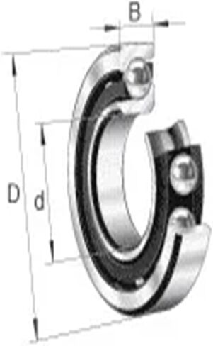 1pcs 7211 7211bm 55x100x21 7211becbm 7211-B-MP محامل كرة التلامس الزاوية in Saudi Arabia
