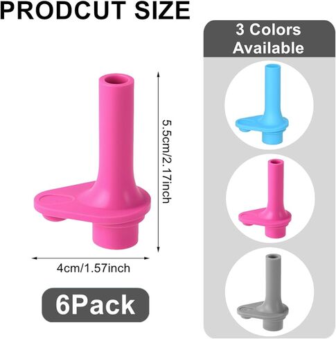 Compatible with Zak Replacement Bite Valve,6 Pack Silicone Replacement Bite Valve for Zak Designs Kelso 15oz Water Bottles,BPA-Free,Reusable Straw Valves. in Kuwait