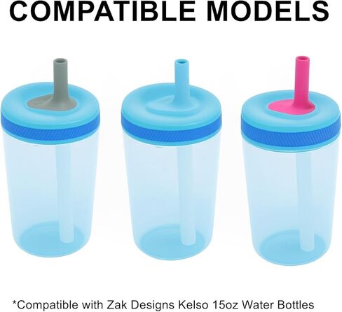 Compatible with Zak Replacement Bite Valve,6 Pack Silicone Replacement Bite Valve for Zak Designs Kelso 15oz Water Bottles,BPA-Free,Reusable Straw Valves. in Kuwait