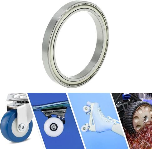 ACROPIX 6814ZZ Deep Groove Ball Bearings P5 70x90x10mm Lubricated Bearings Double Metal Seal Silver Tone Scooter Skateboard Wheel in Saudi Arabia