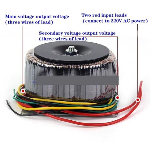 1PCS مكبر صوت مكبر صوت محول الطاقة 800W 220V إلى 12V 24V 48V 50V محول Toroidal (مزدوج 46V و 12V) in Kuwait