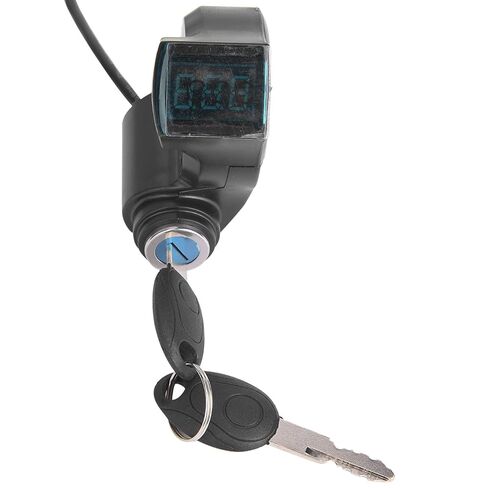 Upgraded Thumb Throttle, 12V to 99V Sensitive Digital Battery Voltage Display Switch Power, E Bike Throttle with Key, Electric Scooter Key Ignition for Electric Bike in Saudi Arabia