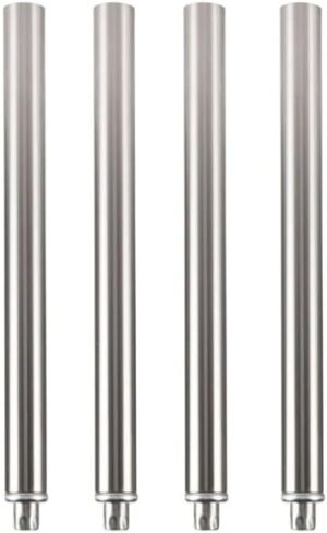 24" inch Fully Stainless Steel Table Legs with Bullet Feet – Heavy-Duty, Adjustable, Set of 4 in Saudi Arabia