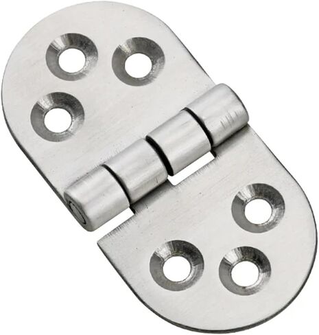 مدورة من الفولاذ المقاوم للصدأ الأجزاء الثقيلة مفصلات 1pcs (79.5mmx40mm) in Kuwait