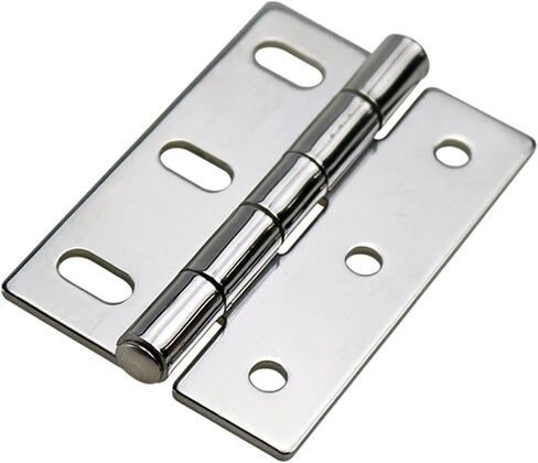 Asymmetric Waist Hole Hinge 304 Stainless Steel 1Pcs(304 SS-Mirror-Large) in Saudi Arabia
