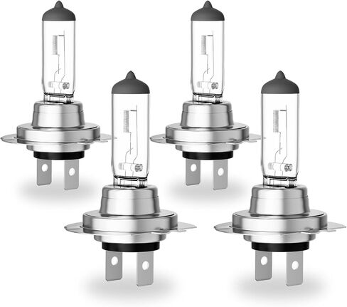 9005 HB3 Halogen المصباح الأمامي ، 12 فولت 55W ، 4000 شمعة ، 3800 كيلو ، لا وهج ، مصابيح الأمامية عالية ومنخفضة ، مصابيح ضوء الرأس للسيارة ، حزمة 4 in Saudi Arabia