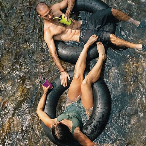 Klean Kanteen 19322079014016 Insulated Tumbler with Straw, 16 oz, 16 fl oz (473 ml), Very Bright in Kuwait