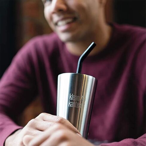Klean Kanteen 19322079014016 Insulated Tumbler with Straw, 16 oz, 16 fl oz (473 ml), Very Bright in Kuwait
