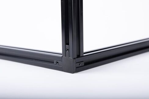 8 Sets of 2020 Series Aluminum Profile Accessories with 3-Way Right Angle connectors (Black) Suitable for 6mm in Saudi Arabia