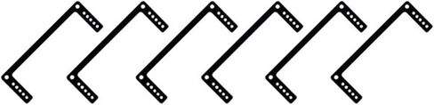 LIANLI RB-001X O11 AIR MINI Dedicated Radiator Offset Bracket Set, 6 Brackets / 12 Screws x 3 Types, Japanese Authorized Dealer Product in Saudi Arabia