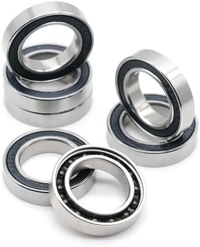 1Pcs S6802-RS Stainless Steel Hybrid Ceramic Bearing 15x24x5 mm ABEC-9 Bicycle Bottom Brackets Spares in Saudi Arabia