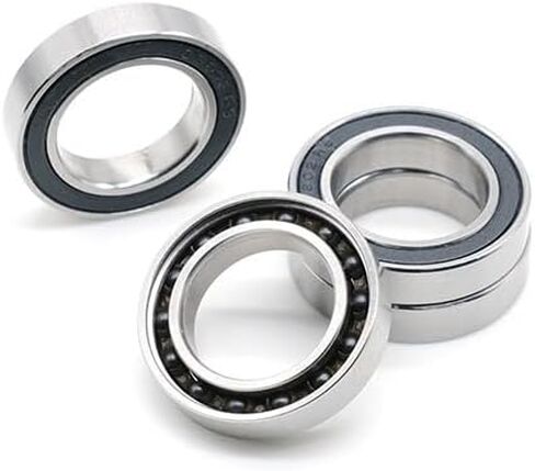 1Pcs S6802-RS Stainless Steel Hybrid Ceramic Bearing 15x24x5 mm ABEC-9 Bicycle Bottom Brackets Spares in Saudi Arabia