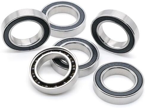 1Pcs S6802-RS Stainless Steel Hybrid Ceramic Bearing 15x24x5 mm ABEC-9 Bicycle Bottom Brackets Spares in Saudi Arabia