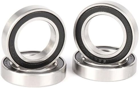 1Pcs S6802-RS Stainless Steel Hybrid Ceramic Bearing 15x24x5 mm ABEC-9 Bicycle Bottom Brackets Spares in Saudi Arabia